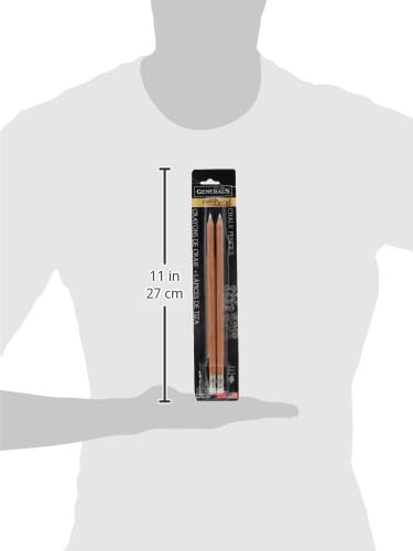 General Pencil 2 Piece Multi-Pastel Chalk Pencils, White - Image 4
