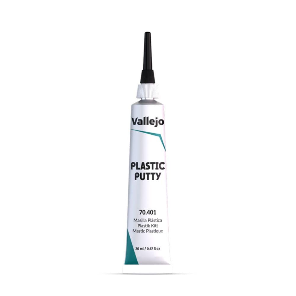 Vallejo - Plastic Putty Acrylic Paste, 0.67 fl oz (20 ml), White