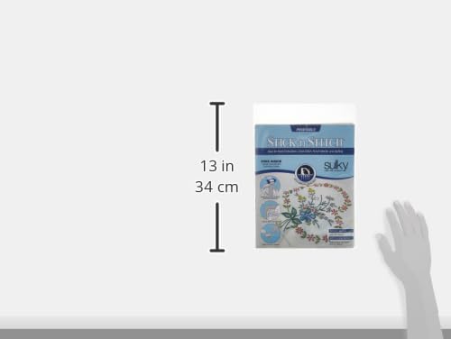 Sulky Stick 'n Stitch Printable Sheets 12/Pkg-White, 8.5"x11" - Image 5