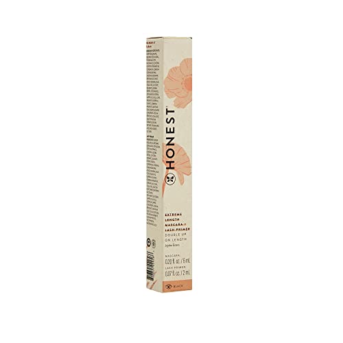 Honest Beauty 2-in-1 Extreme Length Clean Mascara + Lash Primer | Lengthening + Volumizing | EWG Verified, Vegan + Cruelty Free | Black, .27 fl oz - Image 3