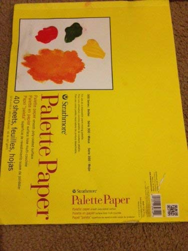 Strathmore Tape Bound Palette Paper Pad, 41 lb. Poly-Coated Paper, 12 X 16 inches, 40 Sheets (365-12) - Image 2