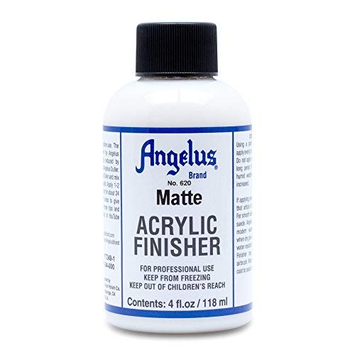 Angelus Matte Acrylic Finisher 4 fl oz – Flexible Clear Coat for Leather Shoes, Bags, Jackets & Accessories, Matte Acrylic Sealer Varnish for Leather Craft & Restoration. No. 620 - Image 4