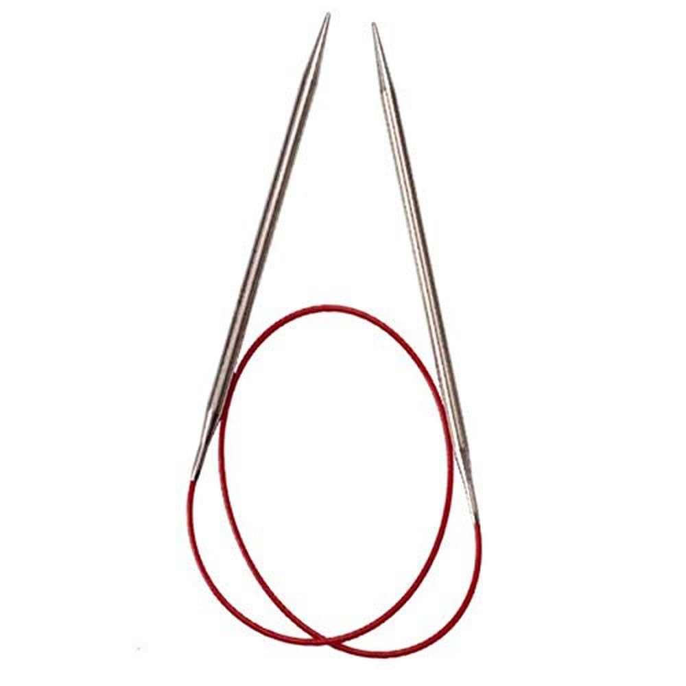 ChiaoGoo SS Red Lace Circular, 40-Inch (100 cm), US 4 (3.5 mm)