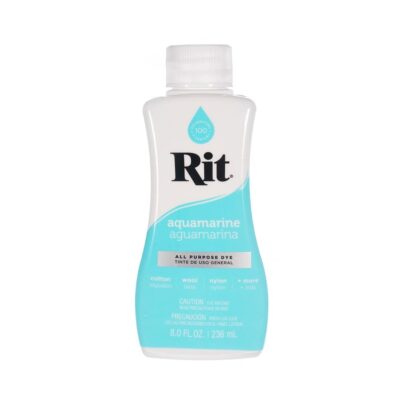 Rit Dye Liquid – Wide Selection of Colors – 8 Oz. (Aquamarine)