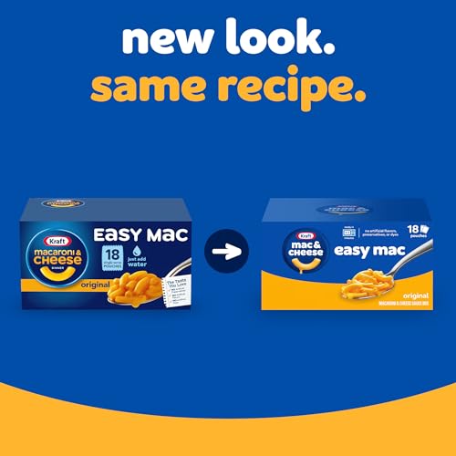 Kraft Easy Mac Original Macaroni & Cheese Microwavable Dinner (18 ct Packets)(Packaging May Vary) - Image 10