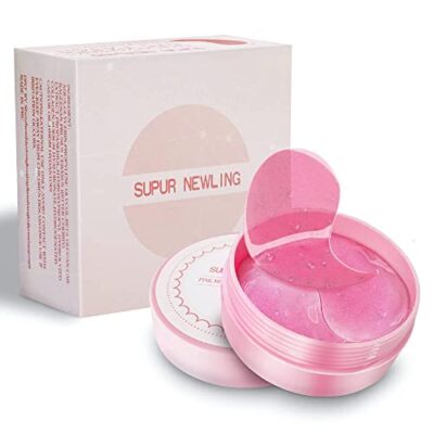 SUPUR NEWLING Eye Mask 60pcs, Collagen Under Eye Patches,Eye Masks for Dark Circles and Puffiness, Undereye Bags, Wrinkles, Moisturize Soothe Tighten Nourishing Eye Mask Skincare for women men
