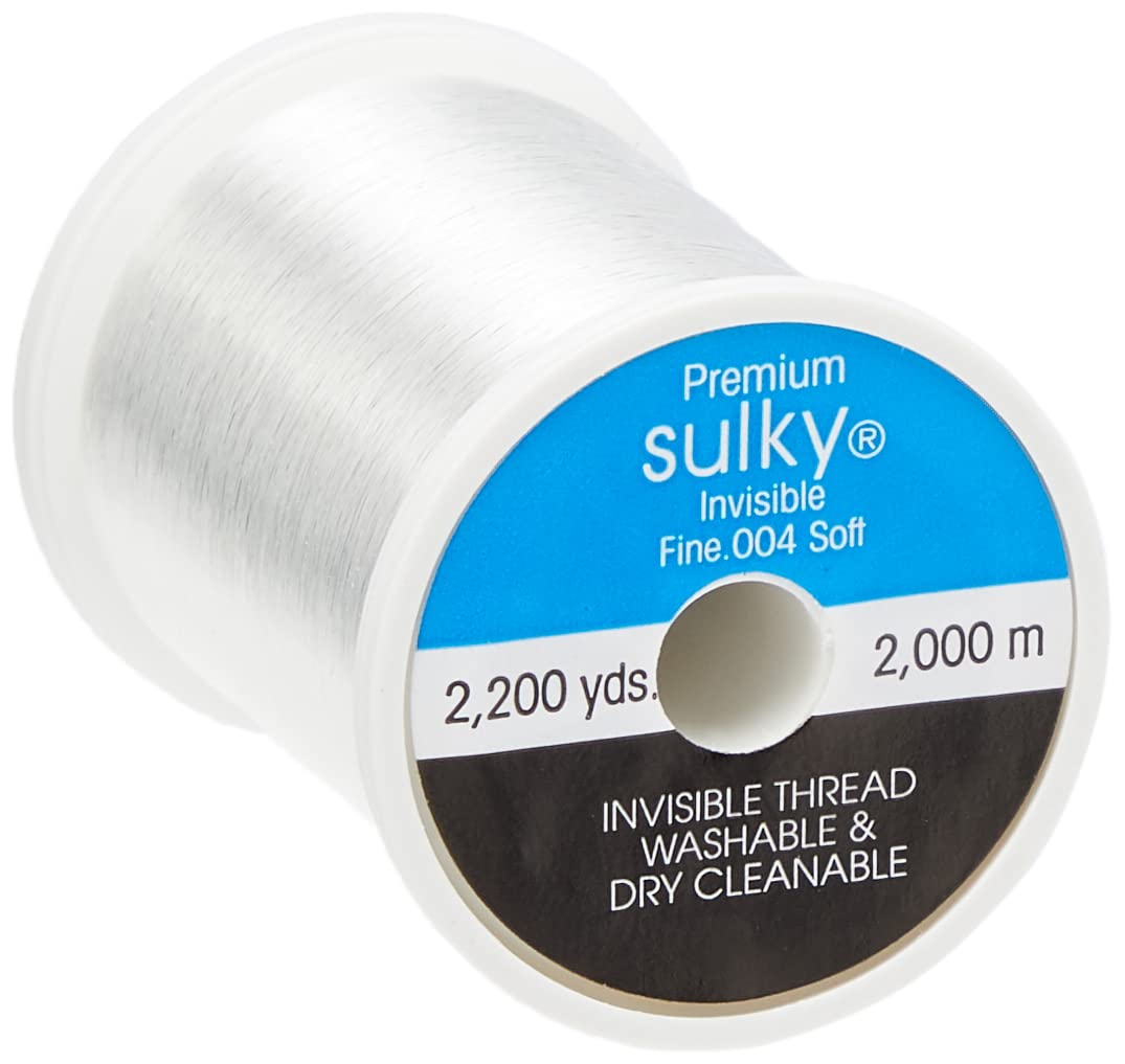Sulky 232S-2001 Premium Invisible Thread for Sewing, 2200-Yard, Clear - Image 2