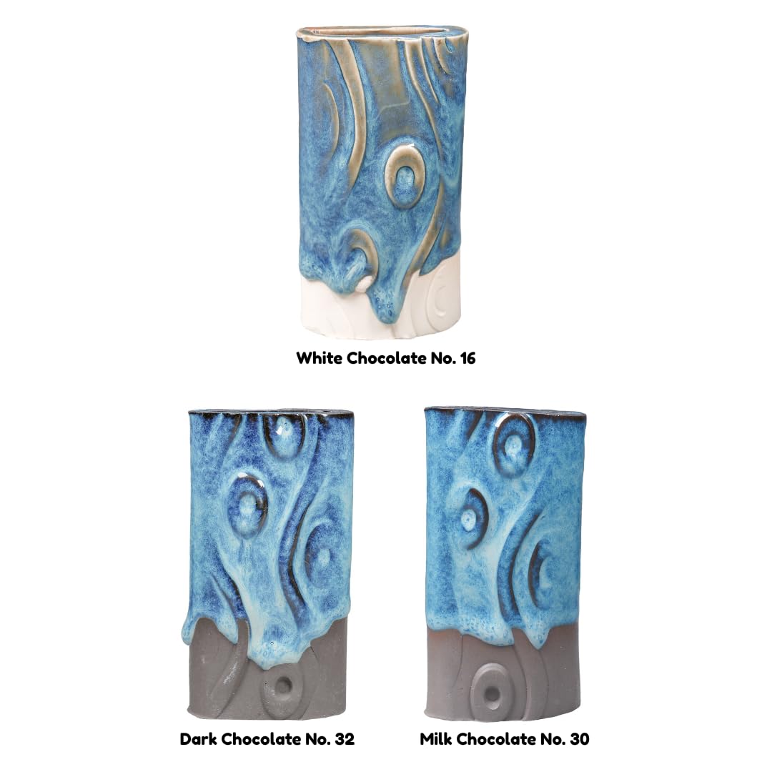 AMACO Potters Choice Glaze, Blue Rutile PC-20, 1 Pint - 35401D - Image 5