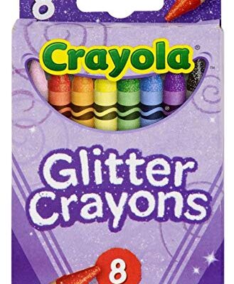 Crayola Glitter Crayons 8 Count