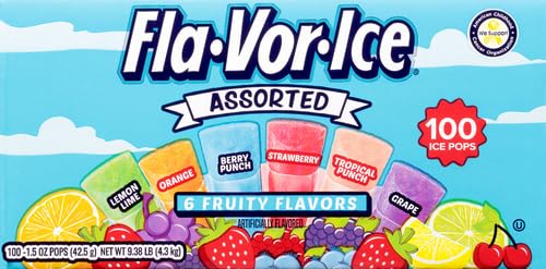 Fla-Vor-Ice Popsicle Variety Pack of 1.5 Oz Freezer Bars, Assorted Flavors, 100 Count - Image 13