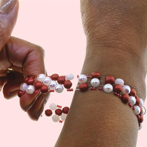 Stretch Magic Elastic Beading Cord – Clear Color, 1mm in Diameter, 100-Meter (328 ft) - Easy to Knot, Strong & Stretchy String for Making Beaded Jewelry - Image 6