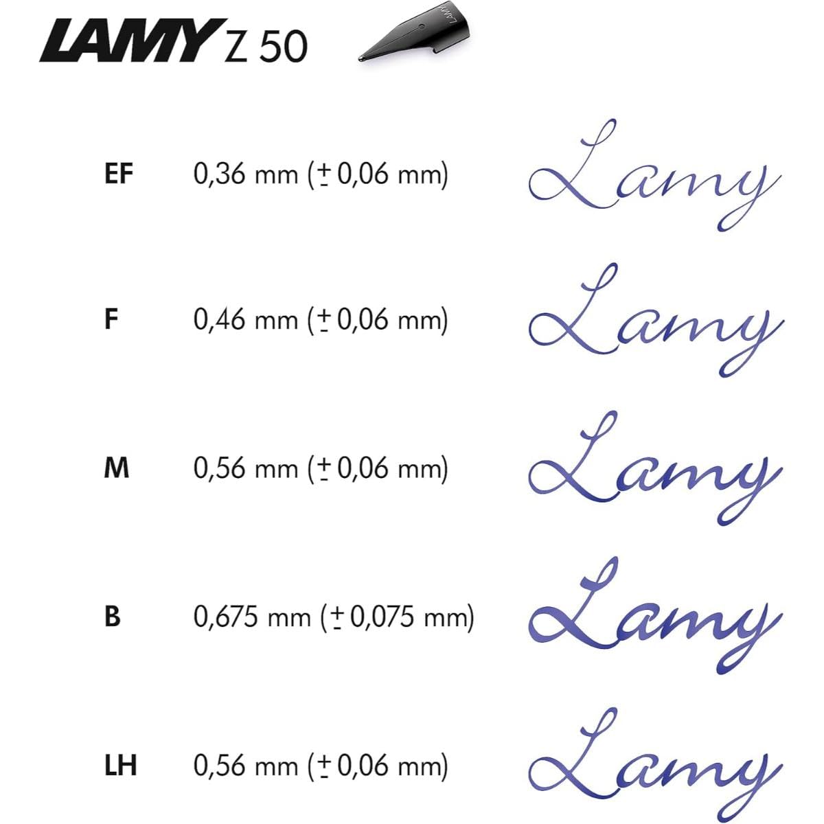 LAMY Z 50 Fine Nib Set - Black - Image 2