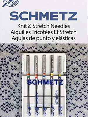 SCHMETZ Knit & Stretch Needles, 5 needles