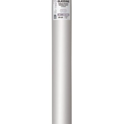 Borden & Riley #25G Glassine Paper Roll, 25 lb., 36" x 20 Yards Per Roll, 1 Roll Each