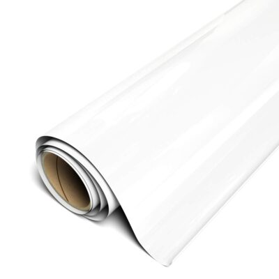 Siser EasyWeed Heat Transfer Vinyl 11.8" x 30ft Roll (White) - Compatible with Siser, Cricut, Silhouette and Other Craft/Professional Cutters - CPSIA Certified