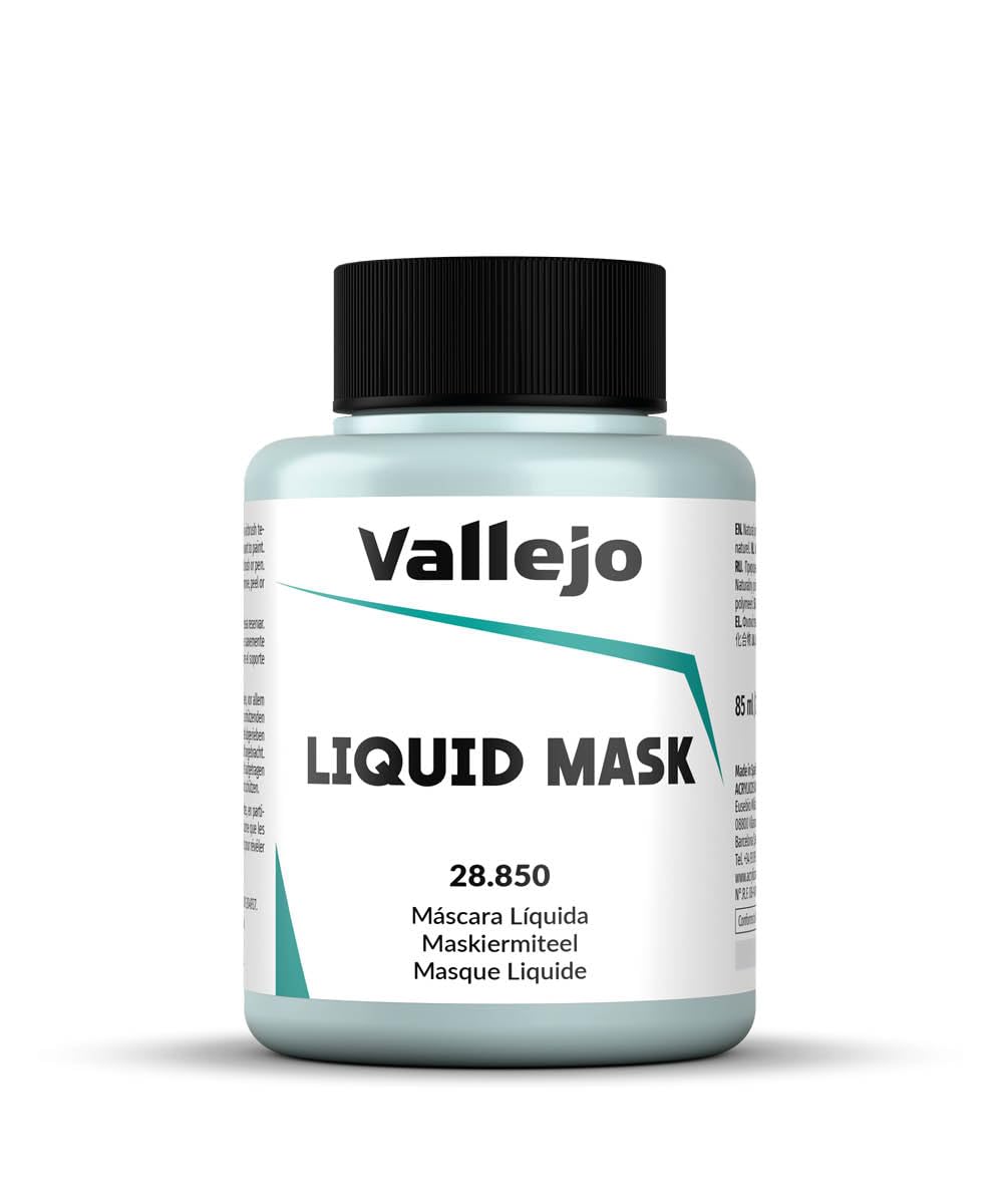 Vallejo - Liquid Mask, Effect Medium for Acrylic Painting, 2.87 Fl. Oz.