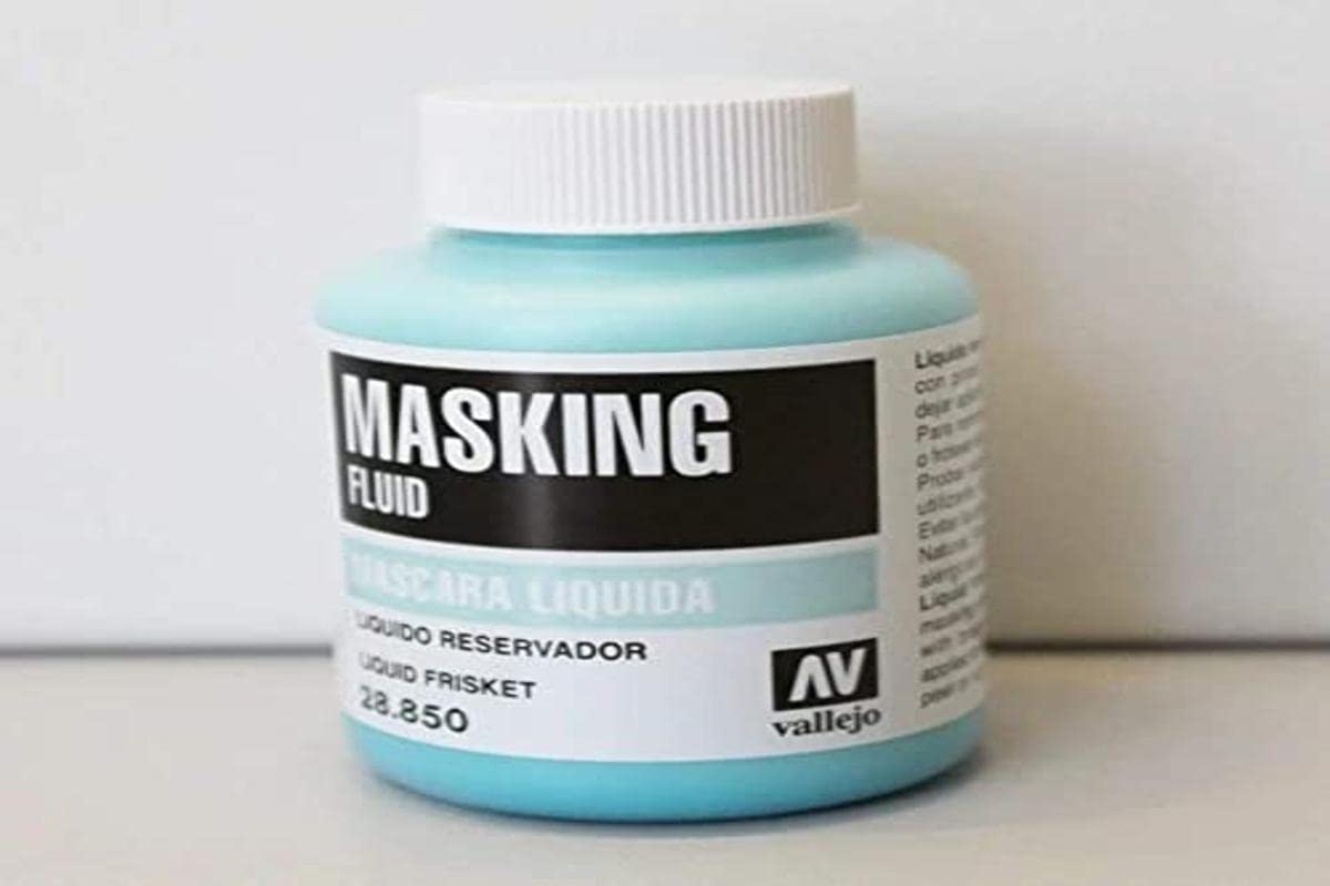 Vallejo - Liquid Mask, Effect Medium for Acrylic Painting, 2.87 Fl. Oz. - Image 2