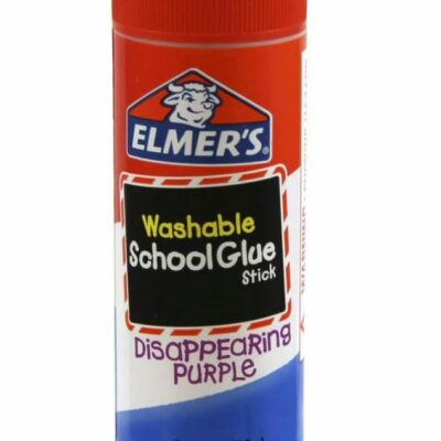 Elmer's Washable Removable Glue Stick, 0.21 oz., Disappearing Purple (E514)