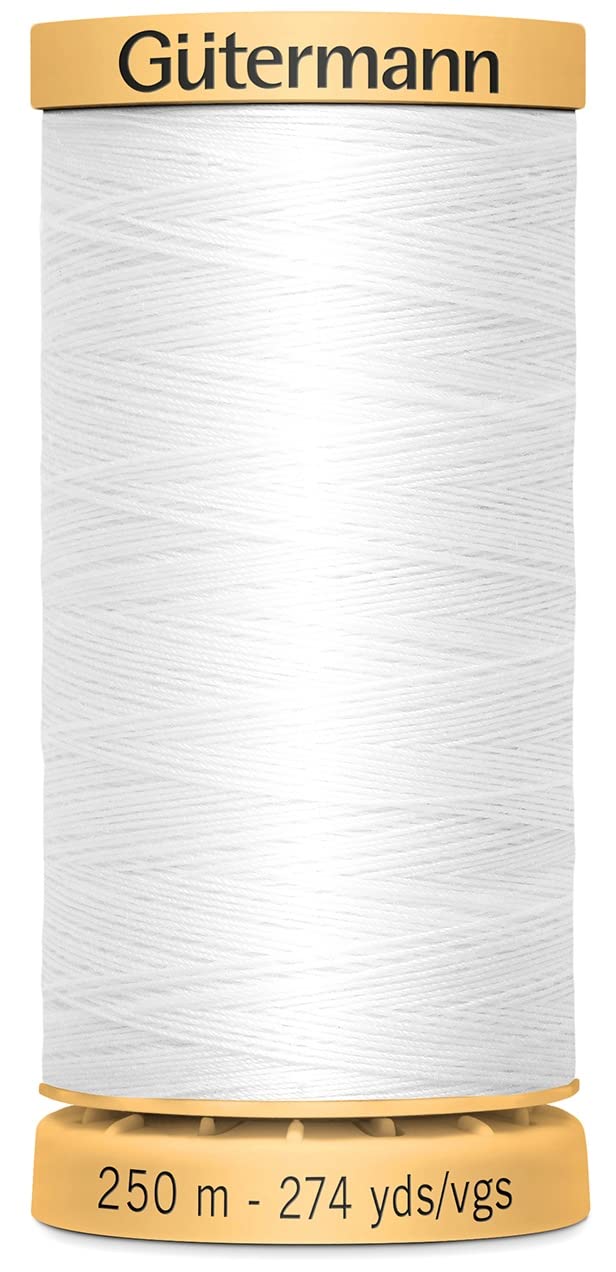 Natural Cotton Thread 273 Yards-White