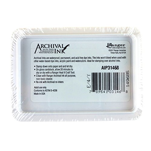 Ranger AIP-31468 Archival Ink Pads - Jet Black - Image 2