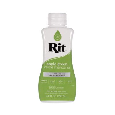 Rit Dye Liquid – Wide Selection of Colors – 8 Oz. (Apple Green)