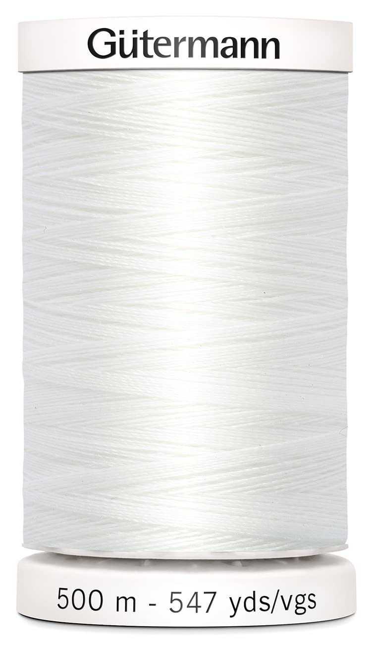 Gutermann Sew-All Thread 547yd, Nu White
