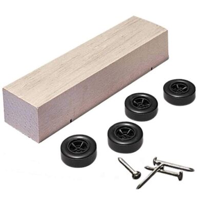 Woodland Scenics Pine Car Derby Car Kit, Basic (P370)