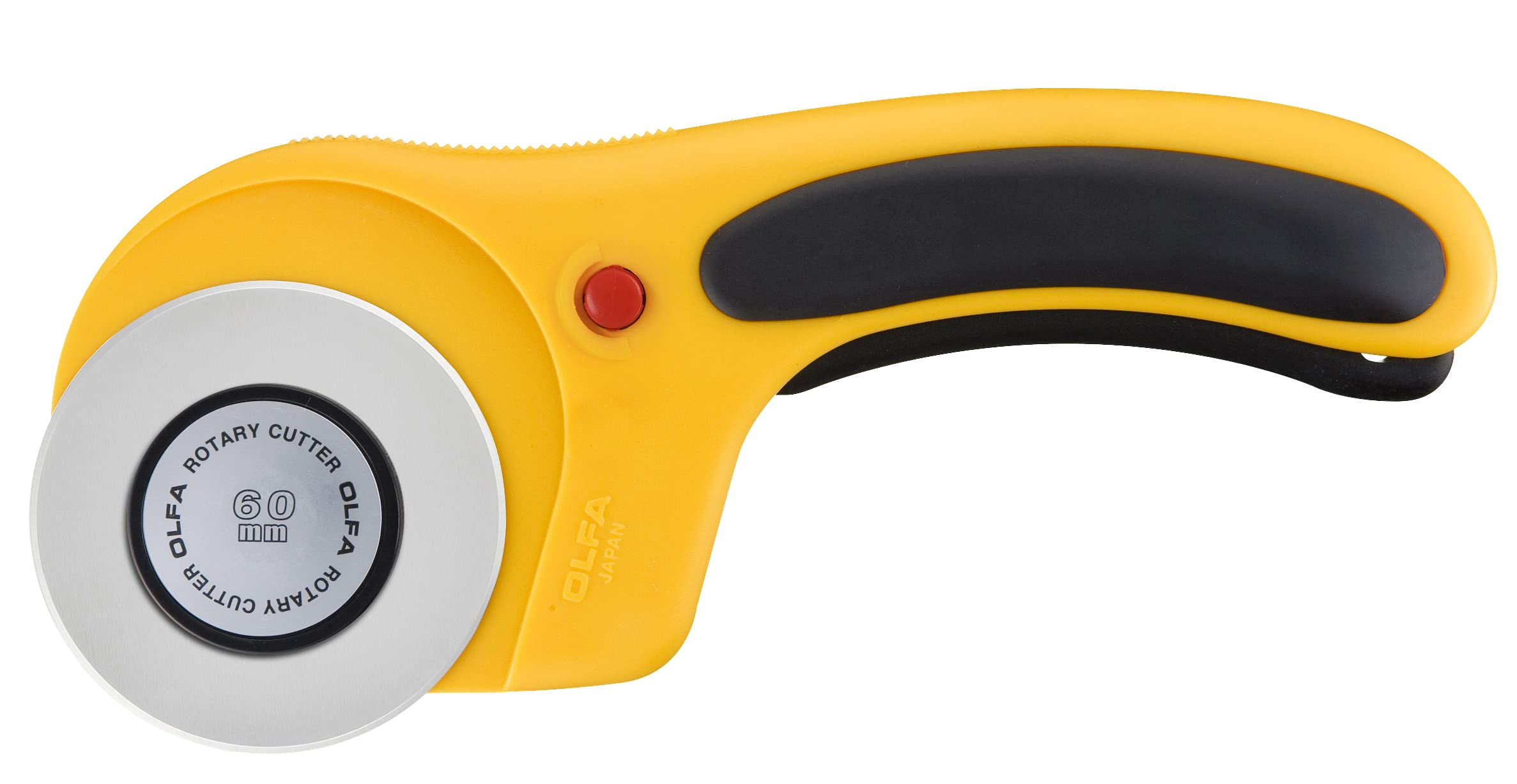 OLFA 60mm Ergonomic Squeeze-Handle Rotary Cutter (RTY-3/DX) - 12-Layer - Image 2