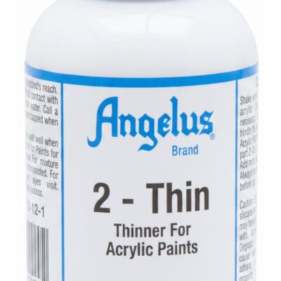 Angelus 2-Thin Acrylic Paint Thinner, 4 fl oz – Ideal for Thinning Acrylic Paints for Airbrush and other Acrylic Applications​