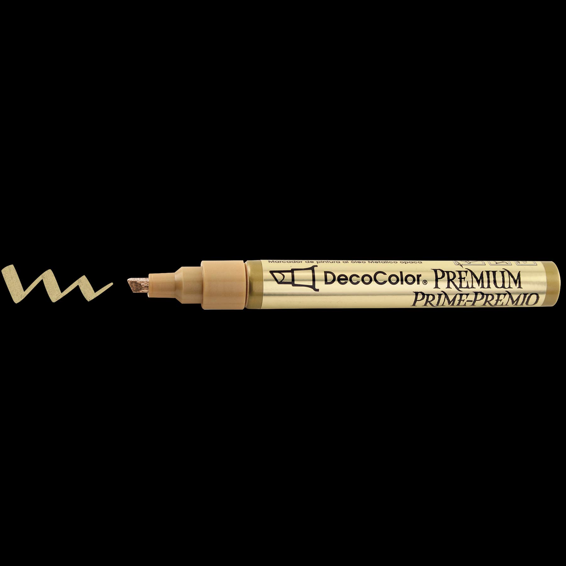 DecoColor Premium Chisel Paint Marker, Gold - Image 3