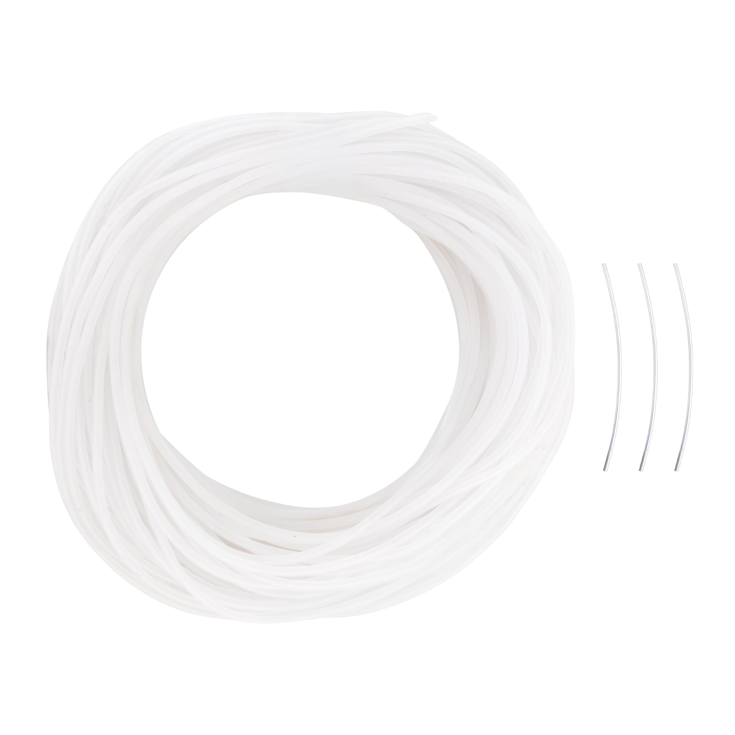 Pepperell Pony Bead Lacing – 2 mm Hollow Lacing Tube Cord, Frost Color