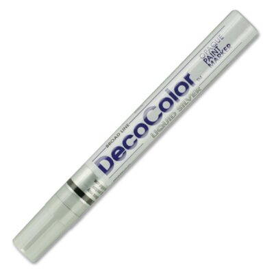Marvy Uchida DecoColor Broad Point Paint Markers (UCH300SSLV), Silver, 1 Count (Pack of 1)
