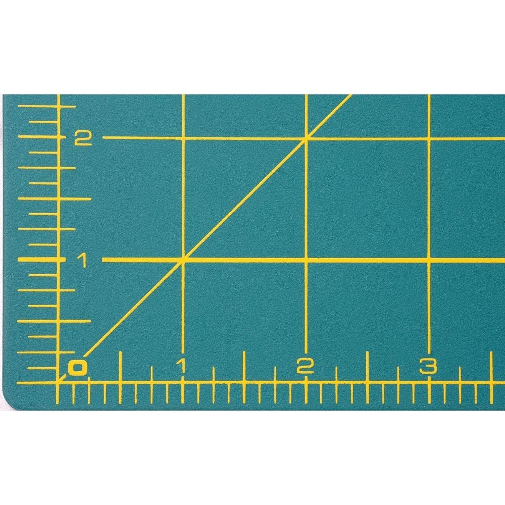OLFA 18x24" Self-Healing Rotary Cutting Mat (RM-SG) - Double-Sided, Green - Image 4