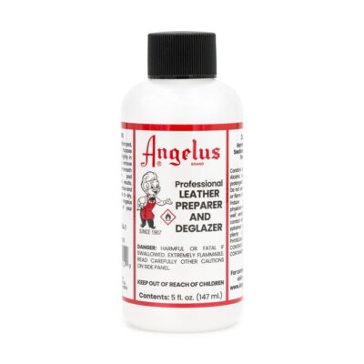 Angelus Leather Preparer and Deglazer 5oz - All-Purpose Shoe Cleaning Product, Removes Original Finish, Dirt and Oils, Preps Leather for Dye, Paint, Perfect for Shoes, Boots, Sneakers, Bags