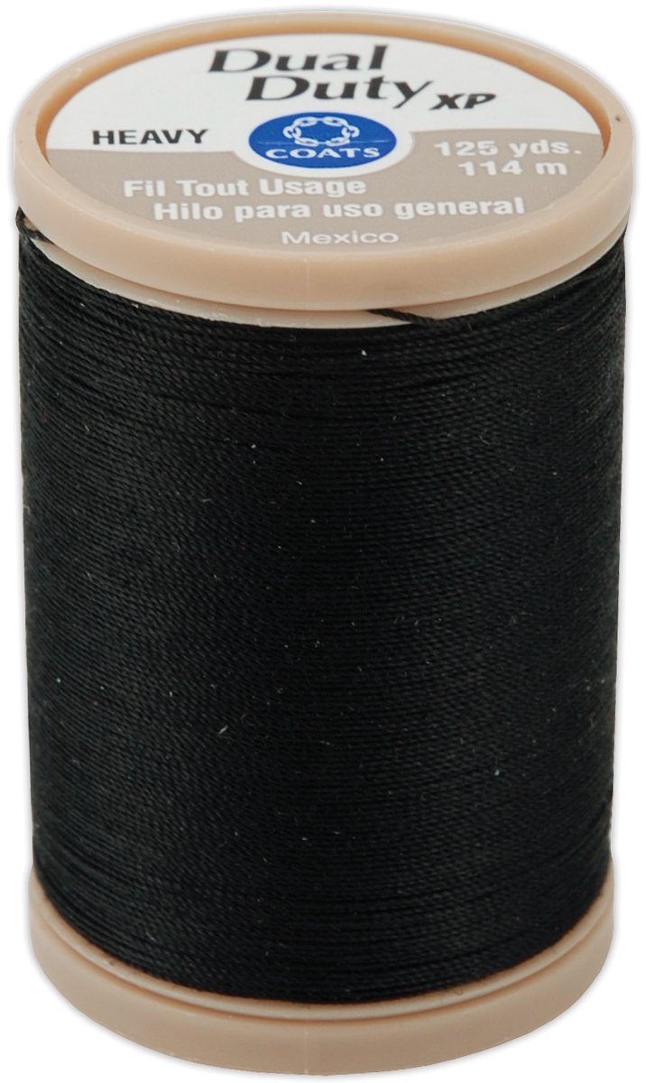 Coats & Clark Dual Duty XP Heavy 125 YD Black