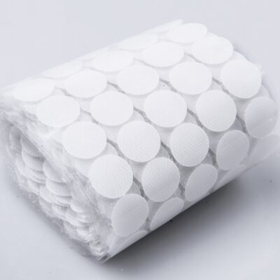 YLBFJXK 1000pcs Sticky Back Dots Hook Adhesive Tapes, 3/4" Diameter, White2