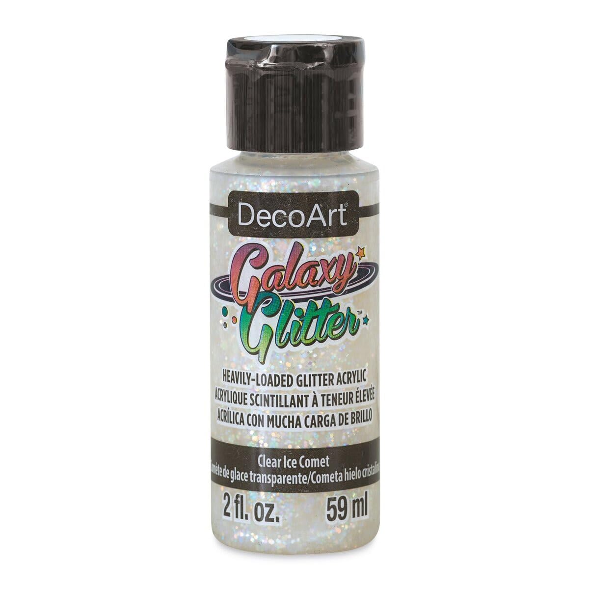 DecoArt Deco Art Galaxy Glitter, 59ml, Clear