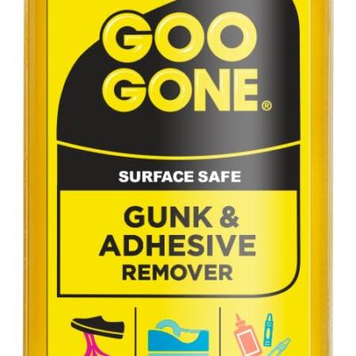 Goo Gone Gunk and Adhesive Remover - Safely and Easily Removes Stickers, Tape Residue, Decals, Grease, Chewing Gum, Crayons and Glue from Surfaces - Trusted Formula for Quick and Easy Removal
