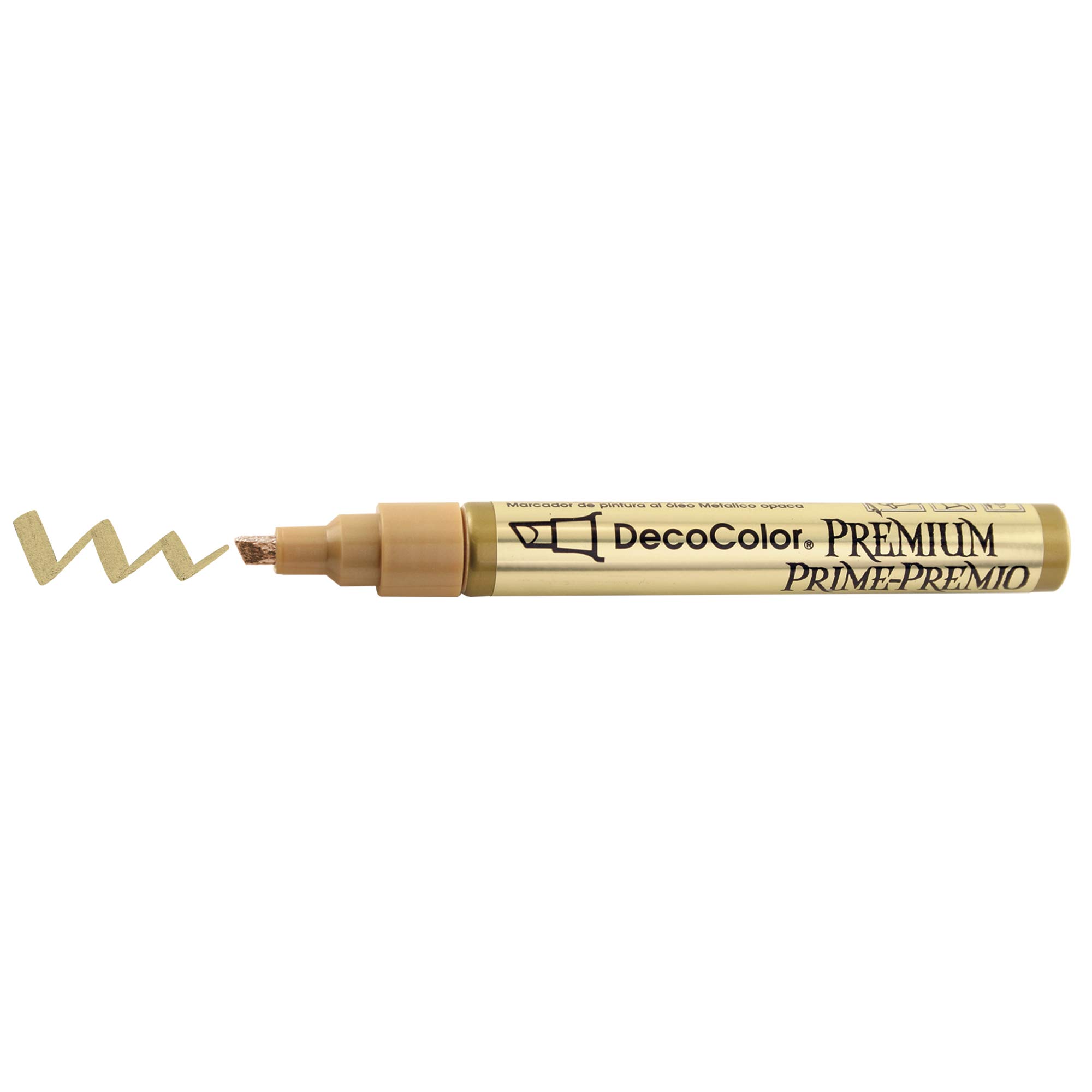 DecoColor Premium Chisel Paint Marker, Gold - Image 4