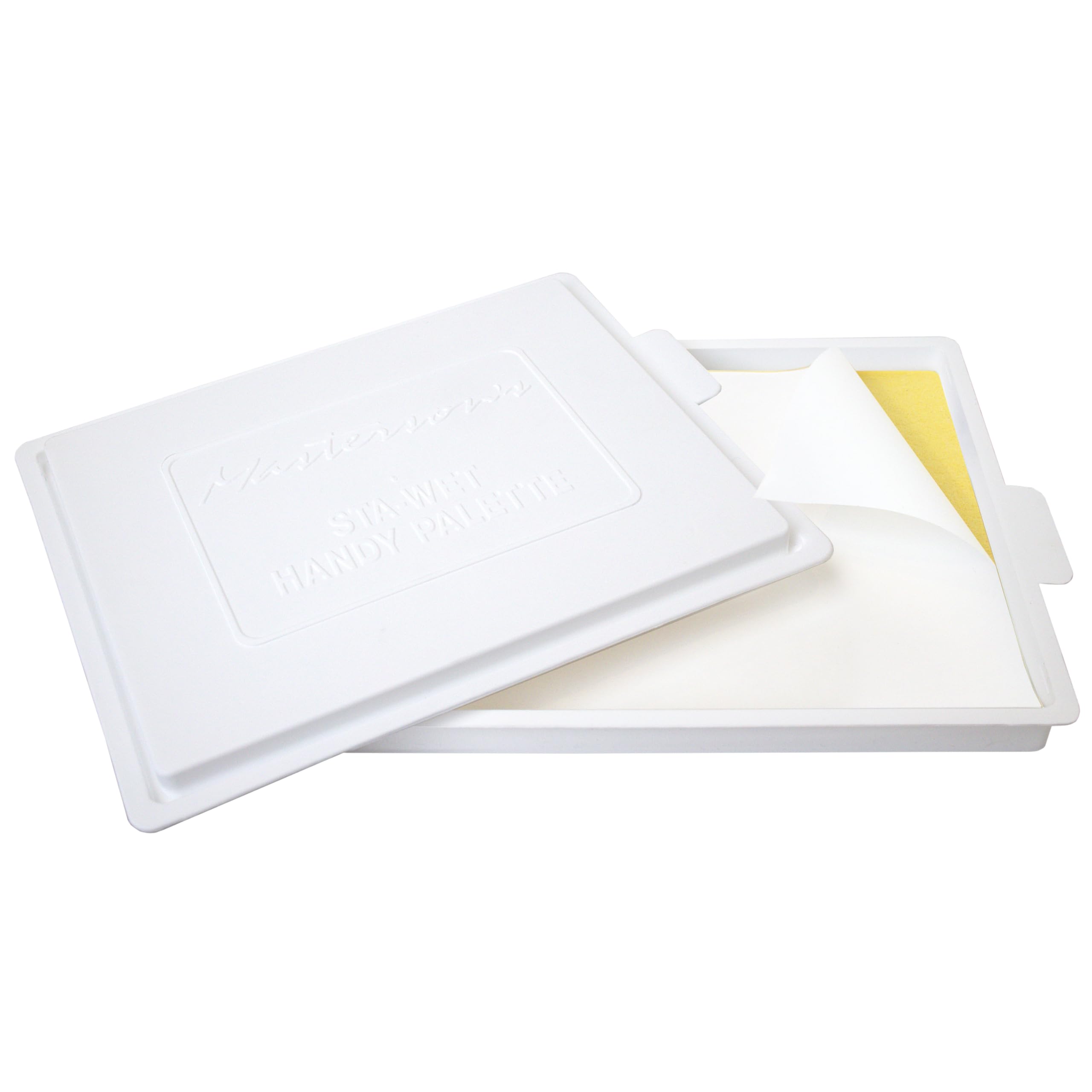 Masterson Sta-Wet Handy Palette Airtight Paint Palette Keeps Paint Fresh for Days, 8.5 by 7 Inches, Made in USA - Image 2