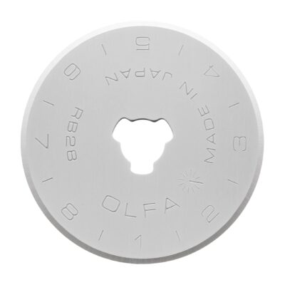 OLFA 28mm Rotary Replacement Blades (RB28-10) - Tungsten Steel, 10 Blades