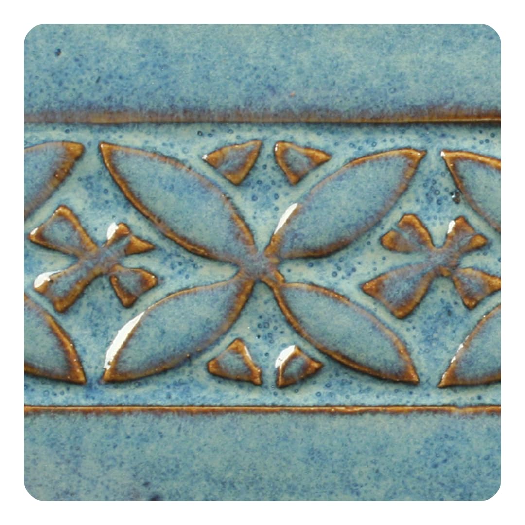 AMACO Potters Choice Glaze, Blue Rutile PC-20, 1 Pint - 35401D - Image 2