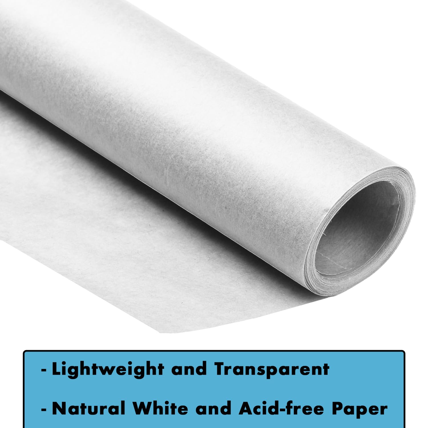 Borden & Riley #25G Glassine Paper Roll, 25 lb., 36" x 20 Yards Per Roll, 1 Roll Each - Image 2