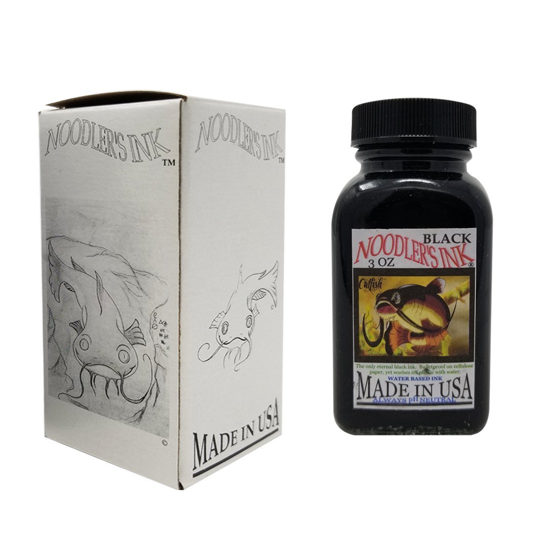 Noodler's Black Waterproof Fountain Pen Ink - Bulletproof,3 ounce - Image 2