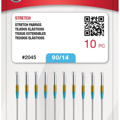 SINGER 10-Pack Stretch 2045 Sewing Machine Needles, Size 90/14