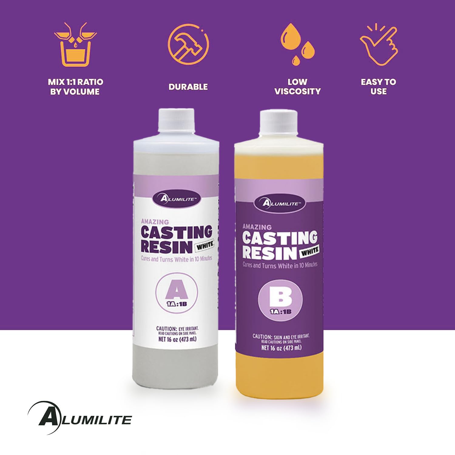 Alumilite Amazing Casting Resin White 32 Oz,Urethane Resin for Art & Crafts - Image 3