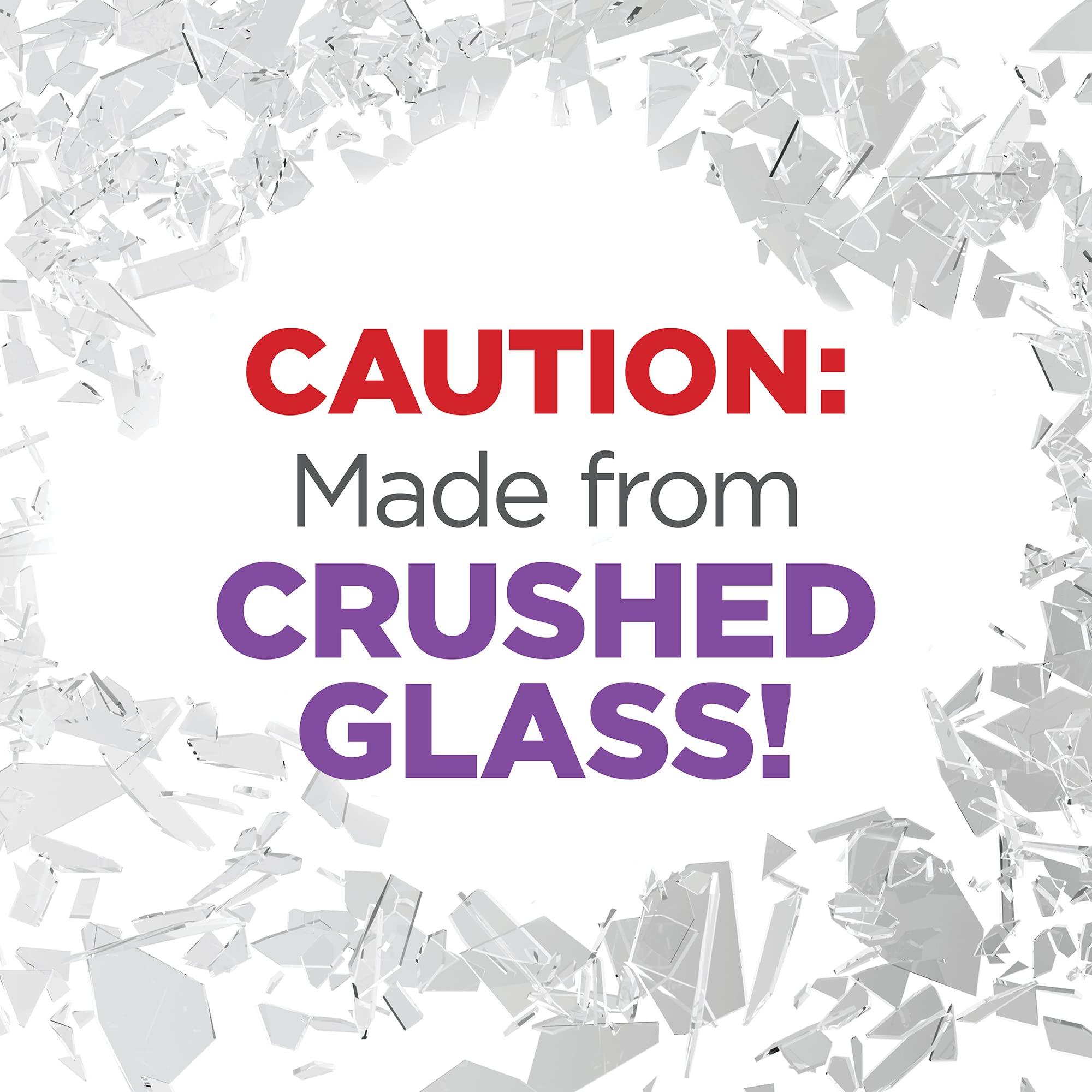 FloraCraft Diamond Dust Glitter 3 Ounce Clear Glass - Image 3