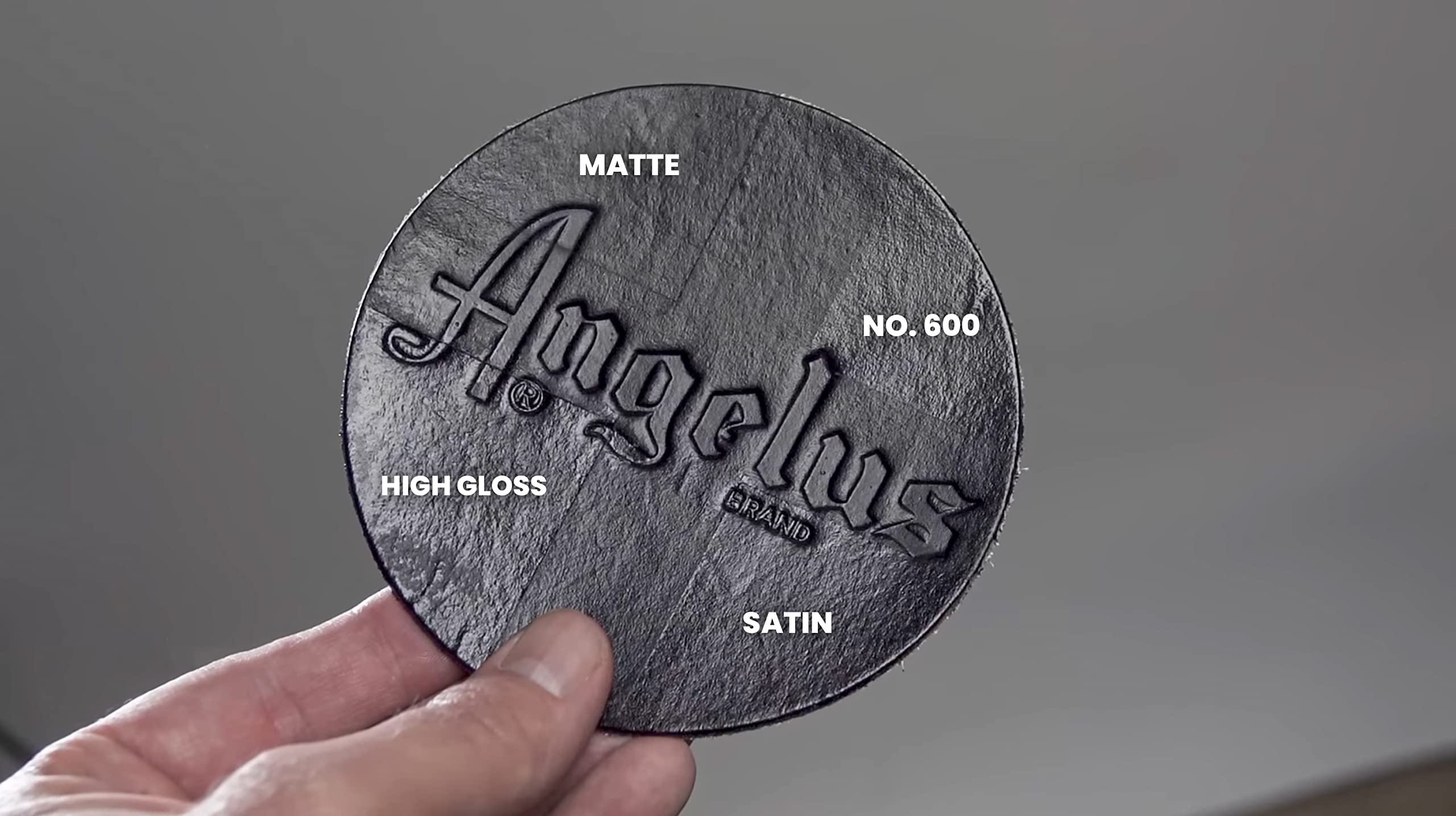 Angelus No. 600 Acrylic Leather Finisher – Flexible Clear Coat for Leather Shoes, Bags, Jackets & Accessories, High Shine Finish for Leather Craft & Restoration. No. 600-4 fl oz - Image 3
