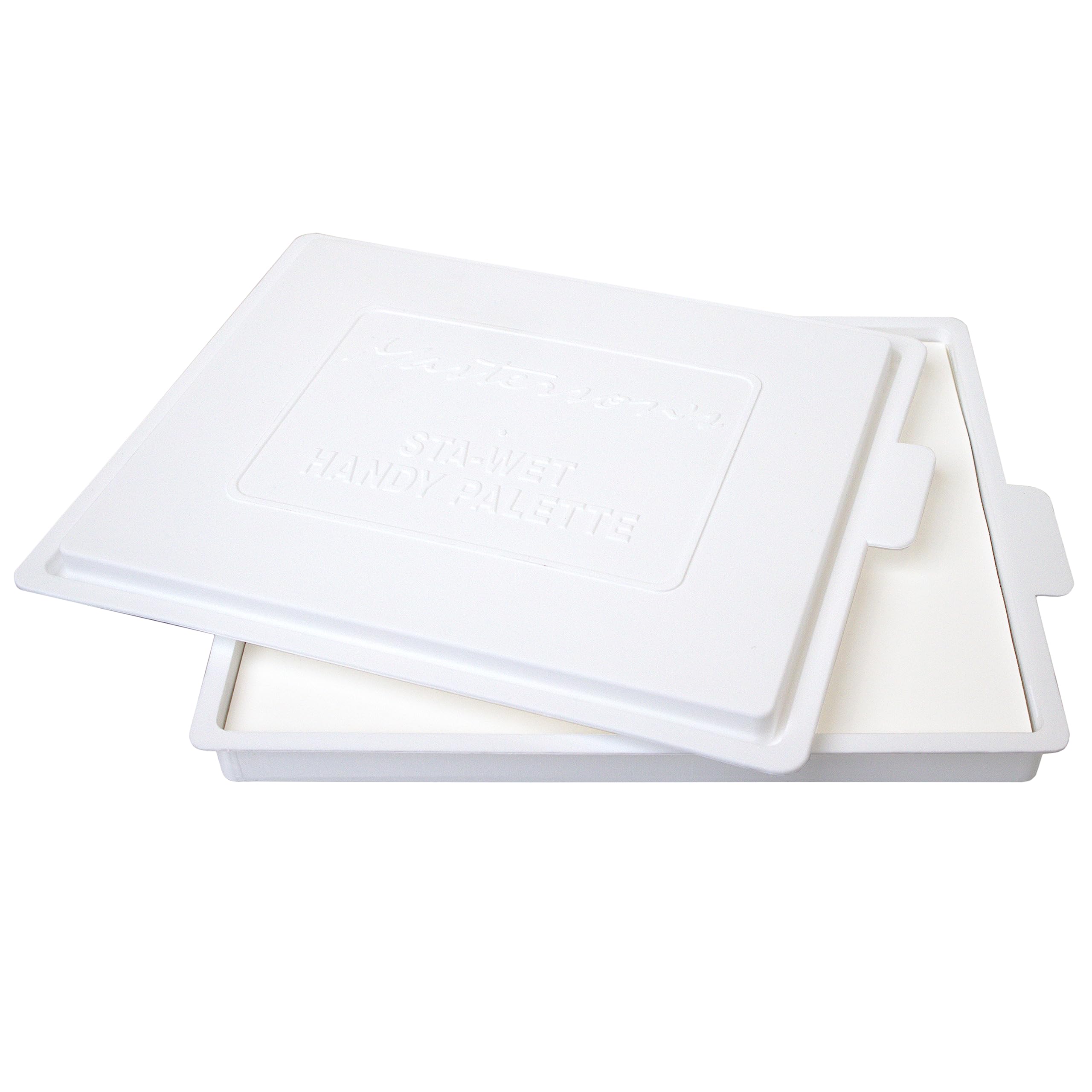 Masterson Sta-Wet Handy Palette Airtight Paint Palette Keeps Paint Fresh for Days, 8.5 by 7 Inches, Made in USA