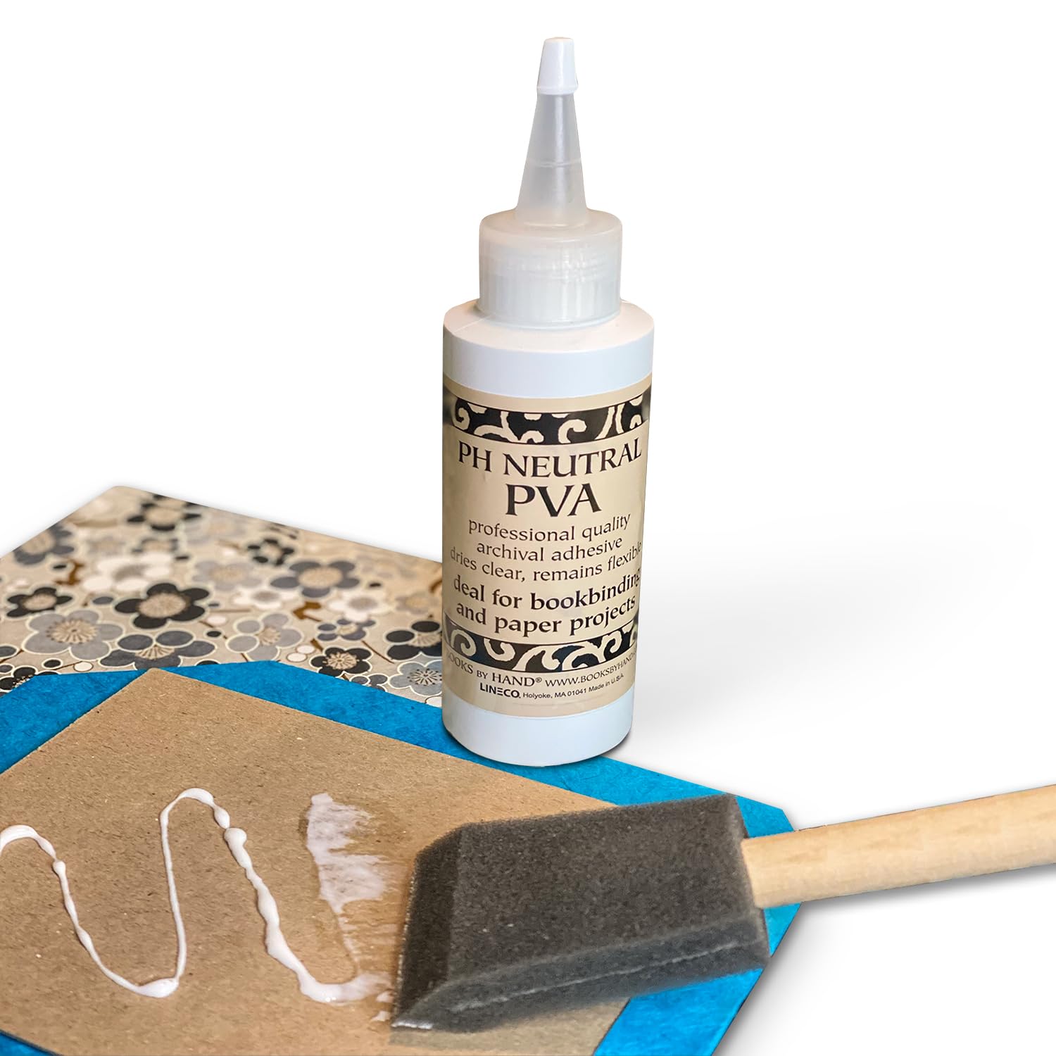 Books By Hand PH Neutral PVA Adhesive, Dries Clear, 8 Ounce, Pack of 1 - Image 5
